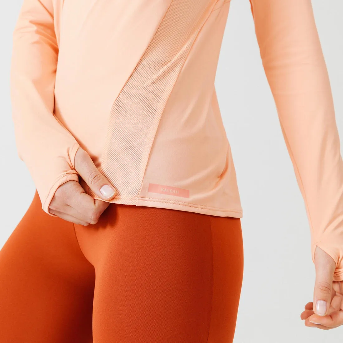 KIPRUN Run 100 Dry Women's Breathable Long-Sleeved Running T-Shirt