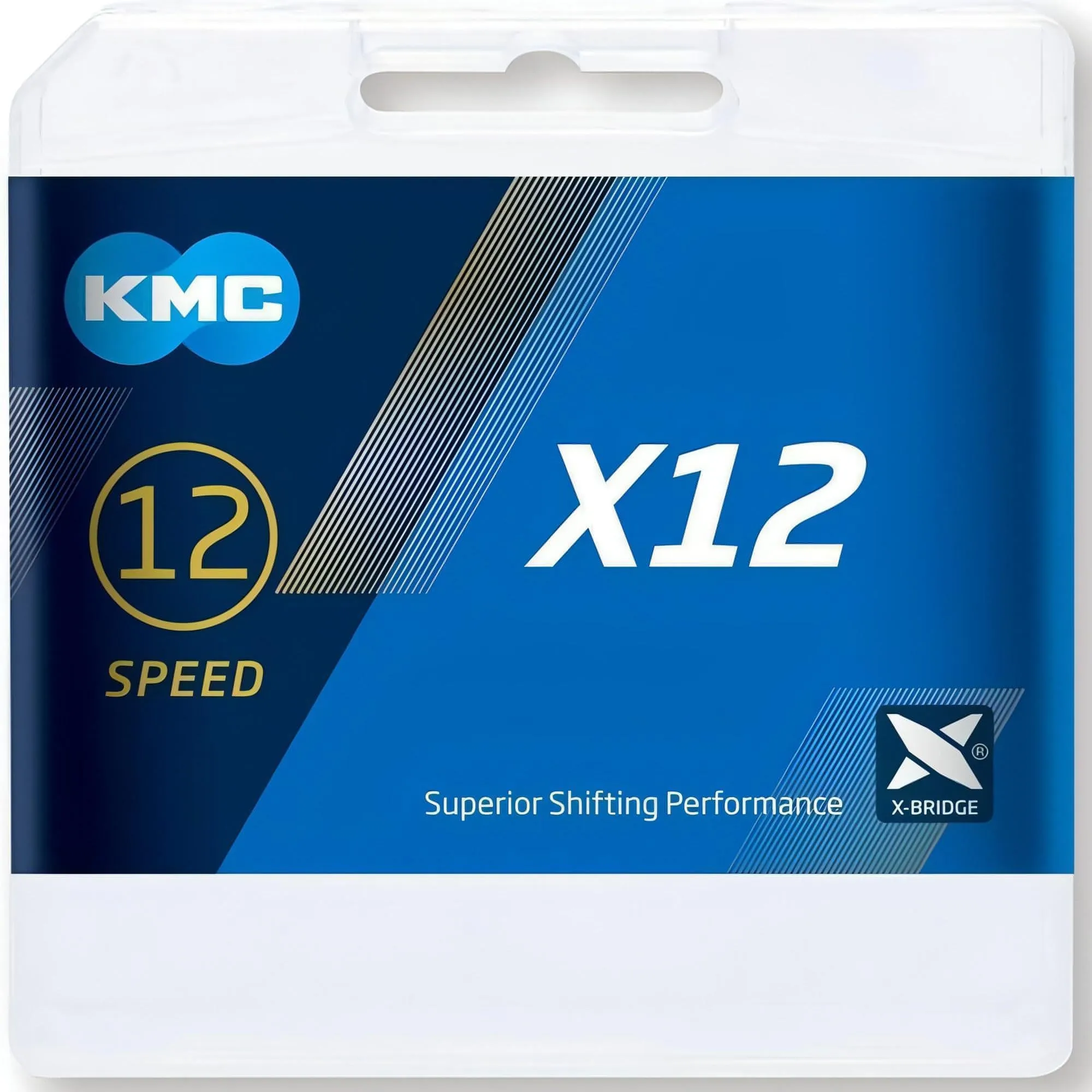 KMC X12 12 Speed Chain 126 Links - Silver & Black