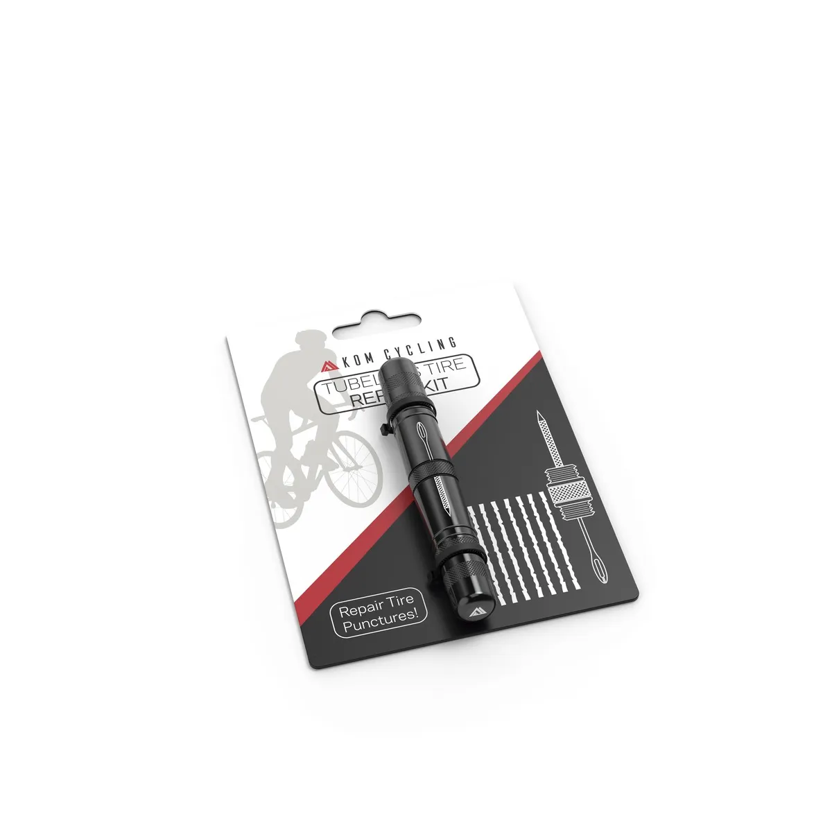 KOM Cycling Tubeless Tire Repair Tool - Black