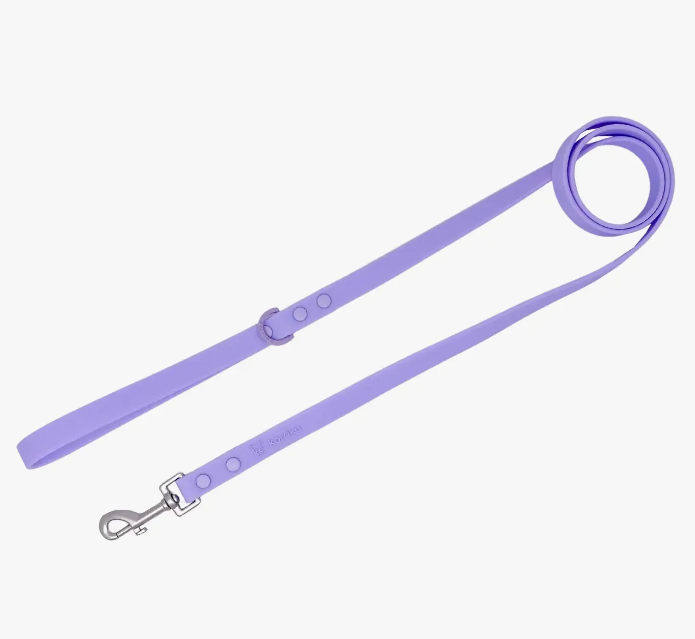 Korriko Waterproof PVC Dog Leash - Lilac
