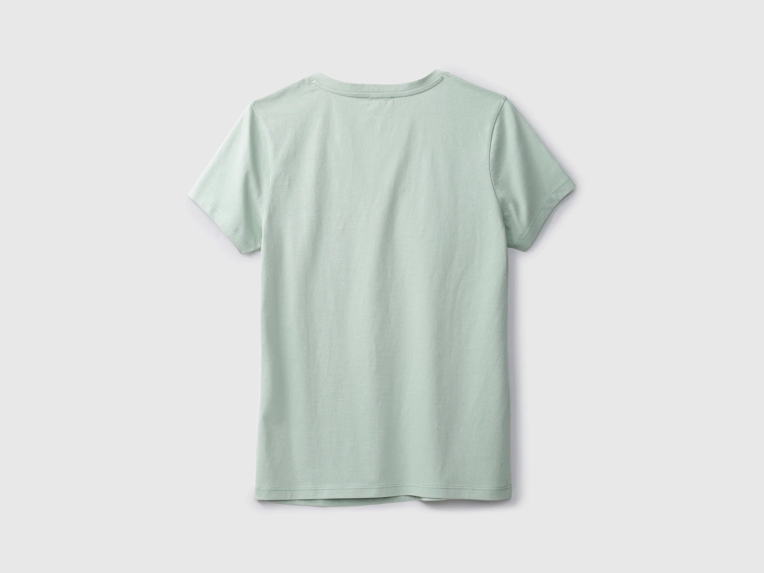 Ladies Round Neck Solid T-Shirt