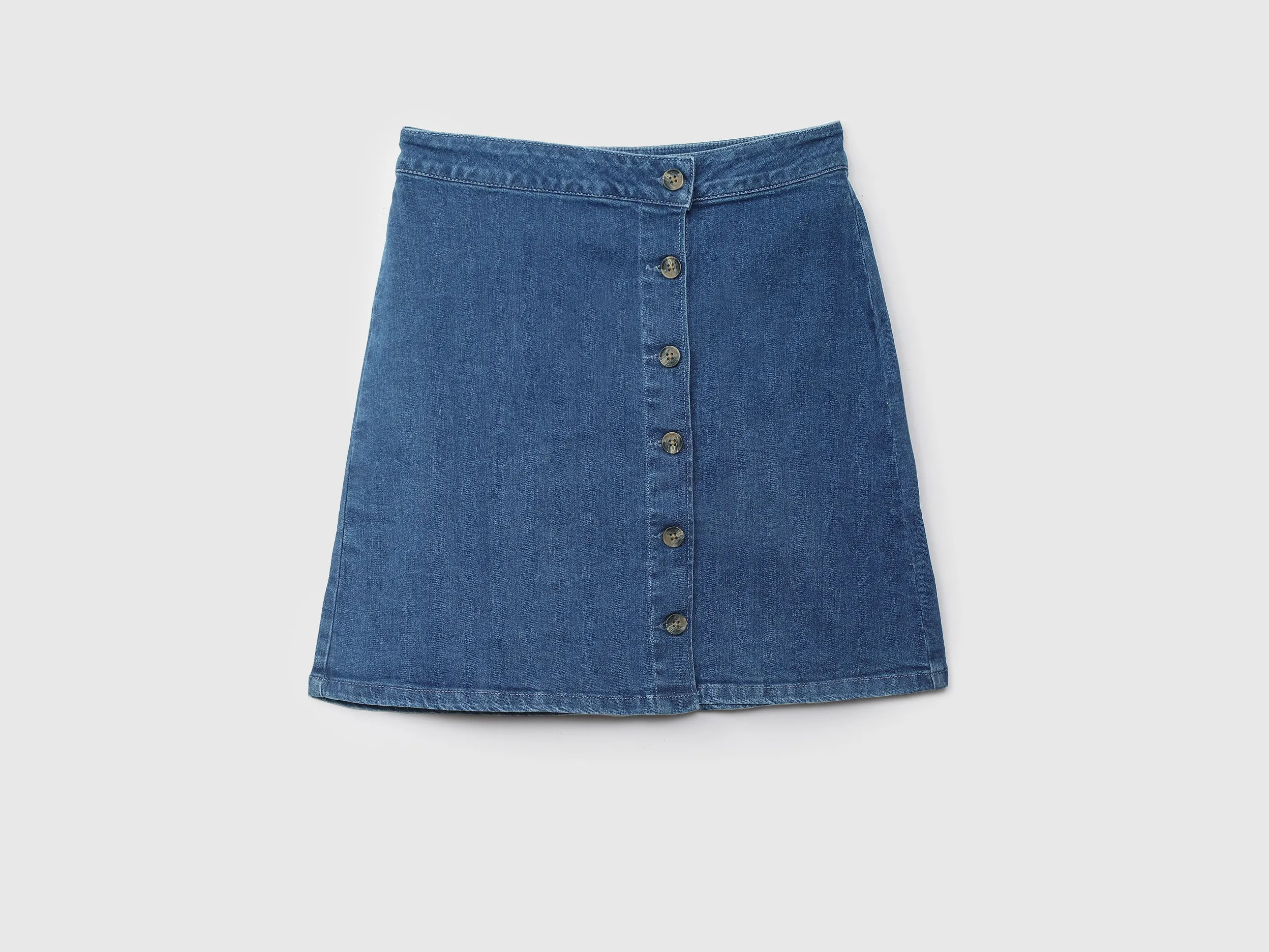 Ladies Solid High Rise Skirt