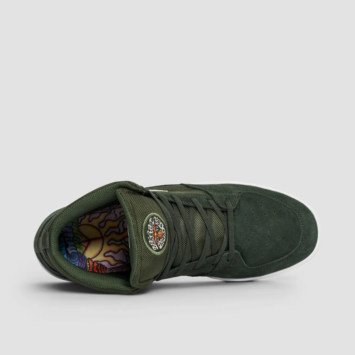 Lakai Trudger Shoes - Olive Suede