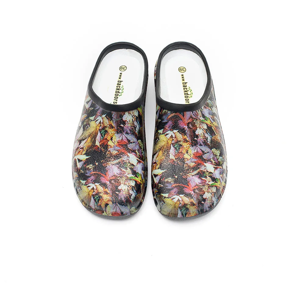 Leaves Garden Clogs Backdoorshoes®