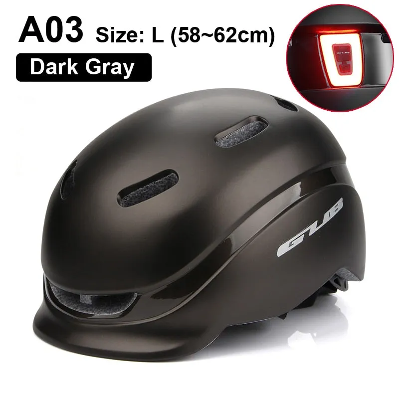 LED Light Rechargeable Cycling Mountain Road Bike Helmet