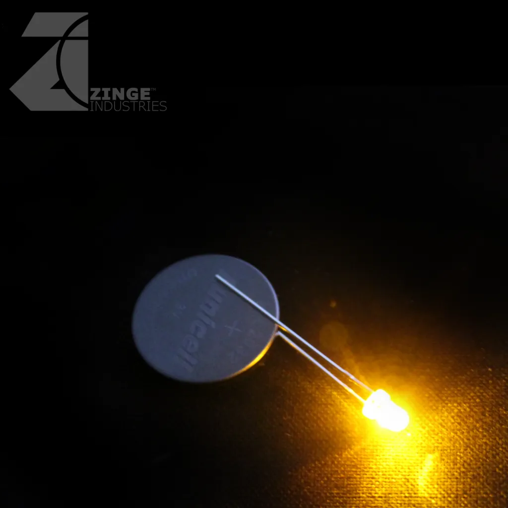 LEDs - Set of 10 - Yellow - Solid - Constant Light
