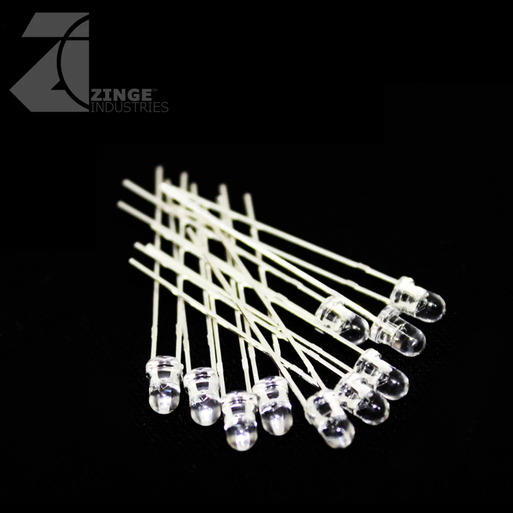 LEDs - Set of 10 - Yellow - Solid - Constant Light