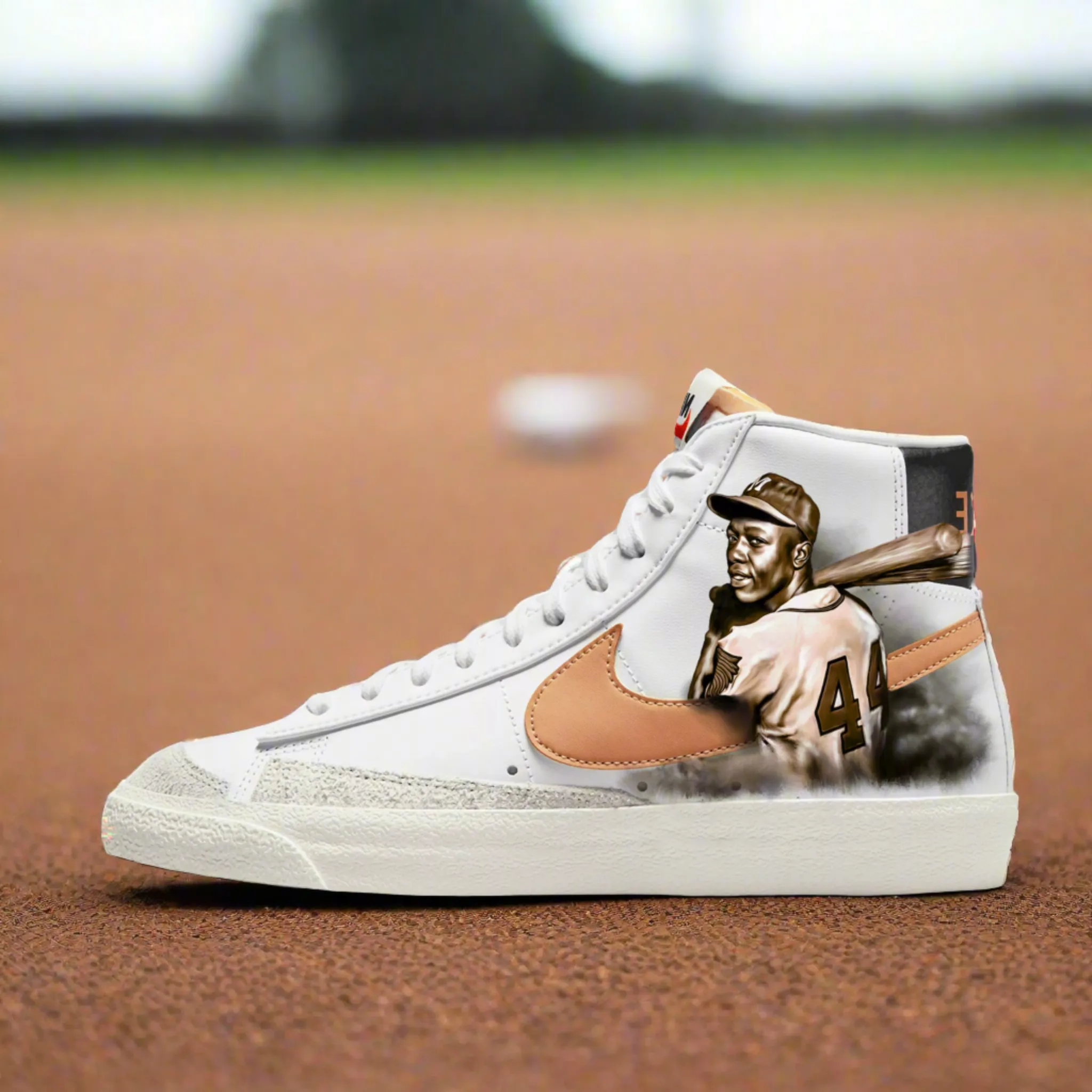 Legends of the Diamond: Hank Aaron & Jackie Robinson Tribute Nike Blazer Mid '77 Sneakers