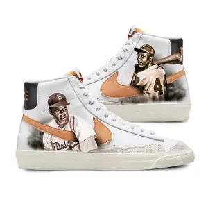 Legends of the Diamond: Hank Aaron & Jackie Robinson Tribute Nike Blazer Mid '77 Sneakers