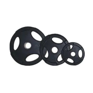 LIFE SPORT OLYMPIC RUBBER GRIP PLATE 10LB
