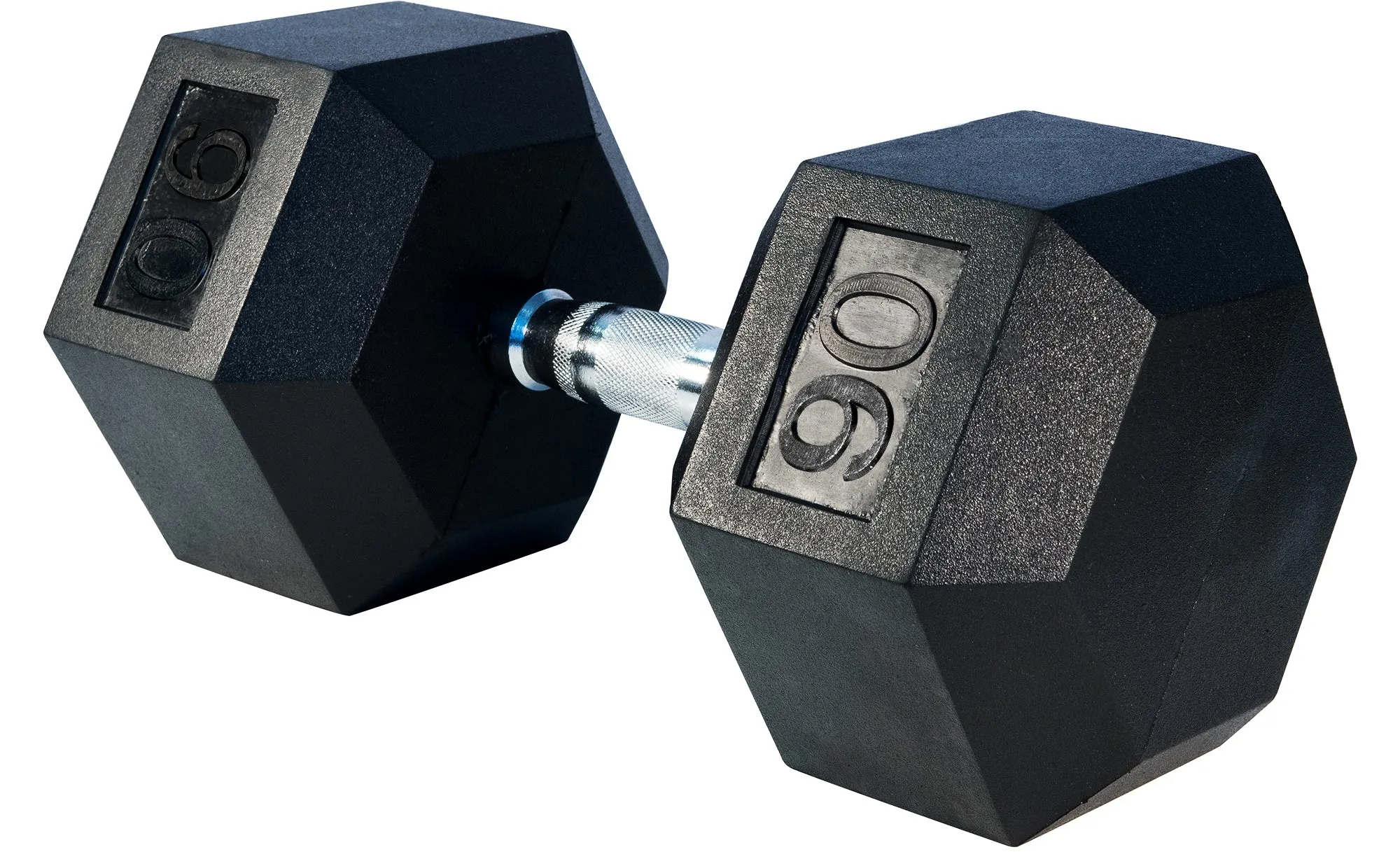 LIFE SPORT RUBBER DUMBBELL 90LB