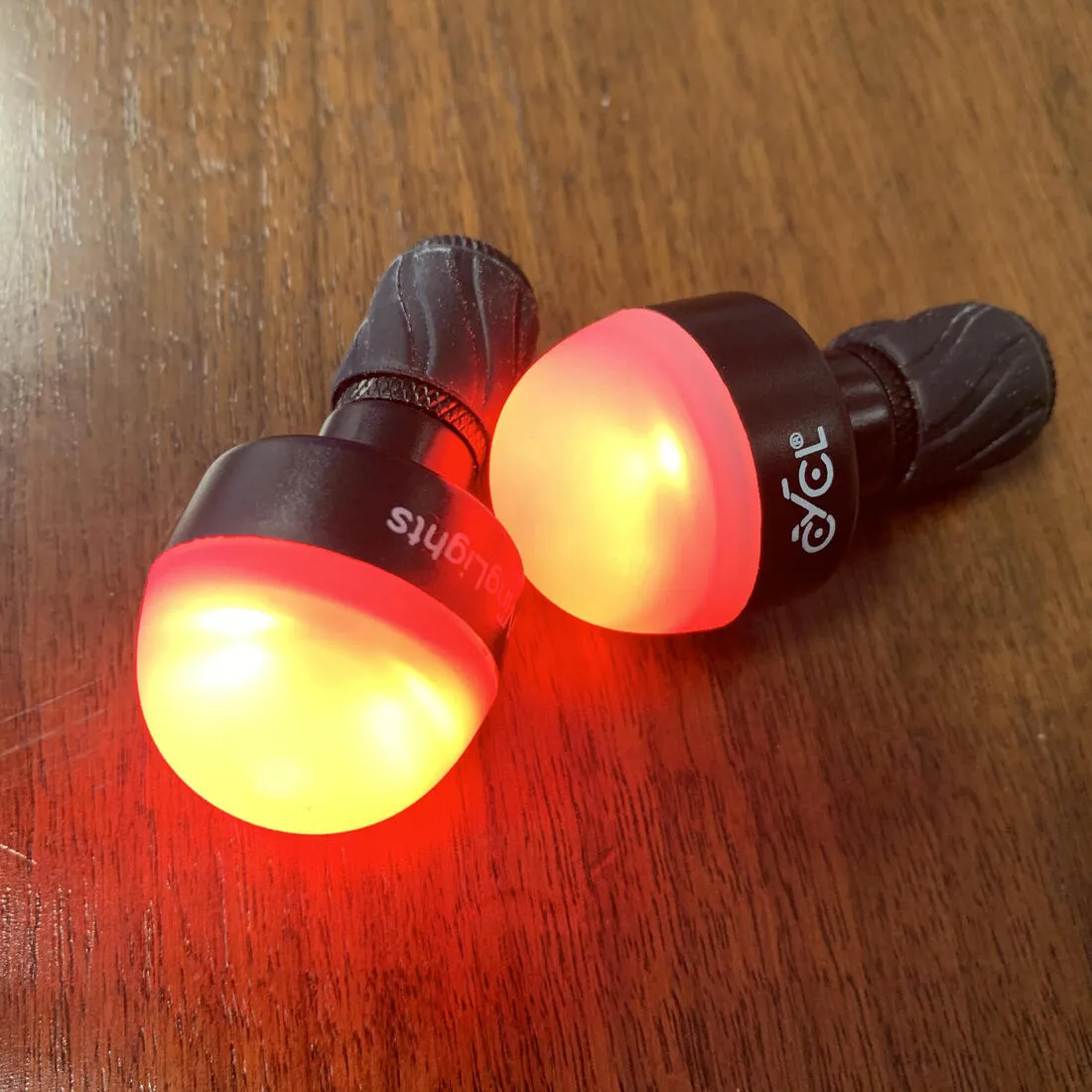 Light-Up Handlebar End Plugs