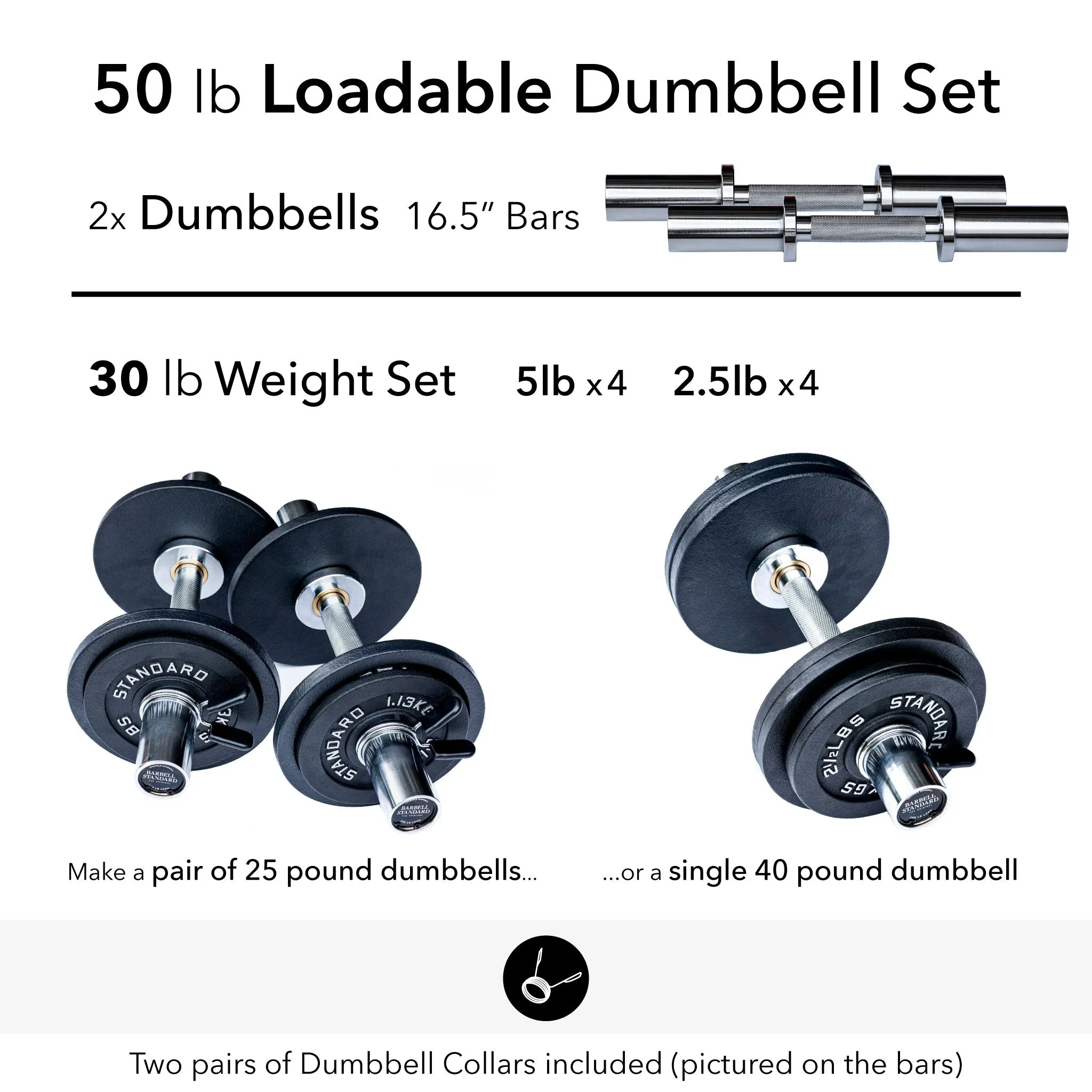 Loadable Dumbbell Sets