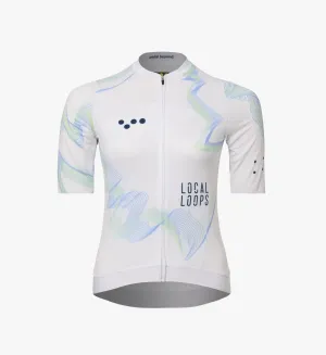 Local Loops / Women's Air Jersey - White Sky