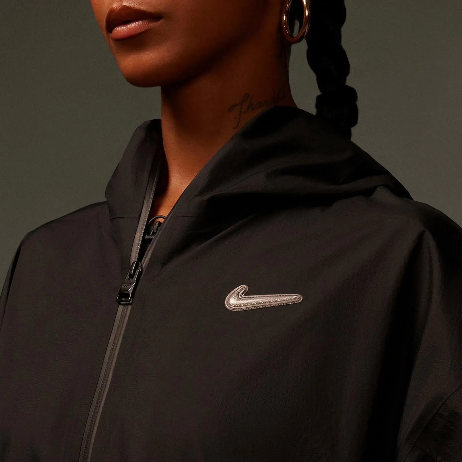 Long Unisex Lightweight Shell Jacket
