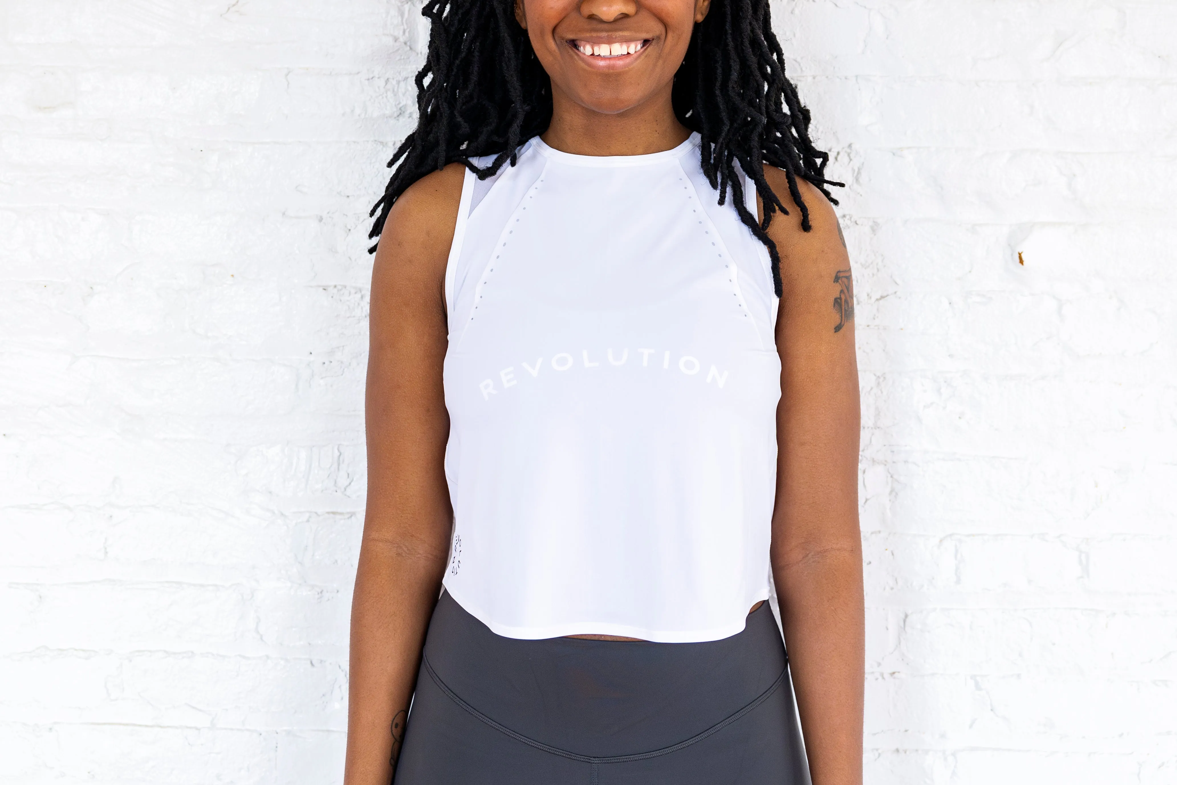 lululemon Sculpt Cropped Tank - Revolution branded