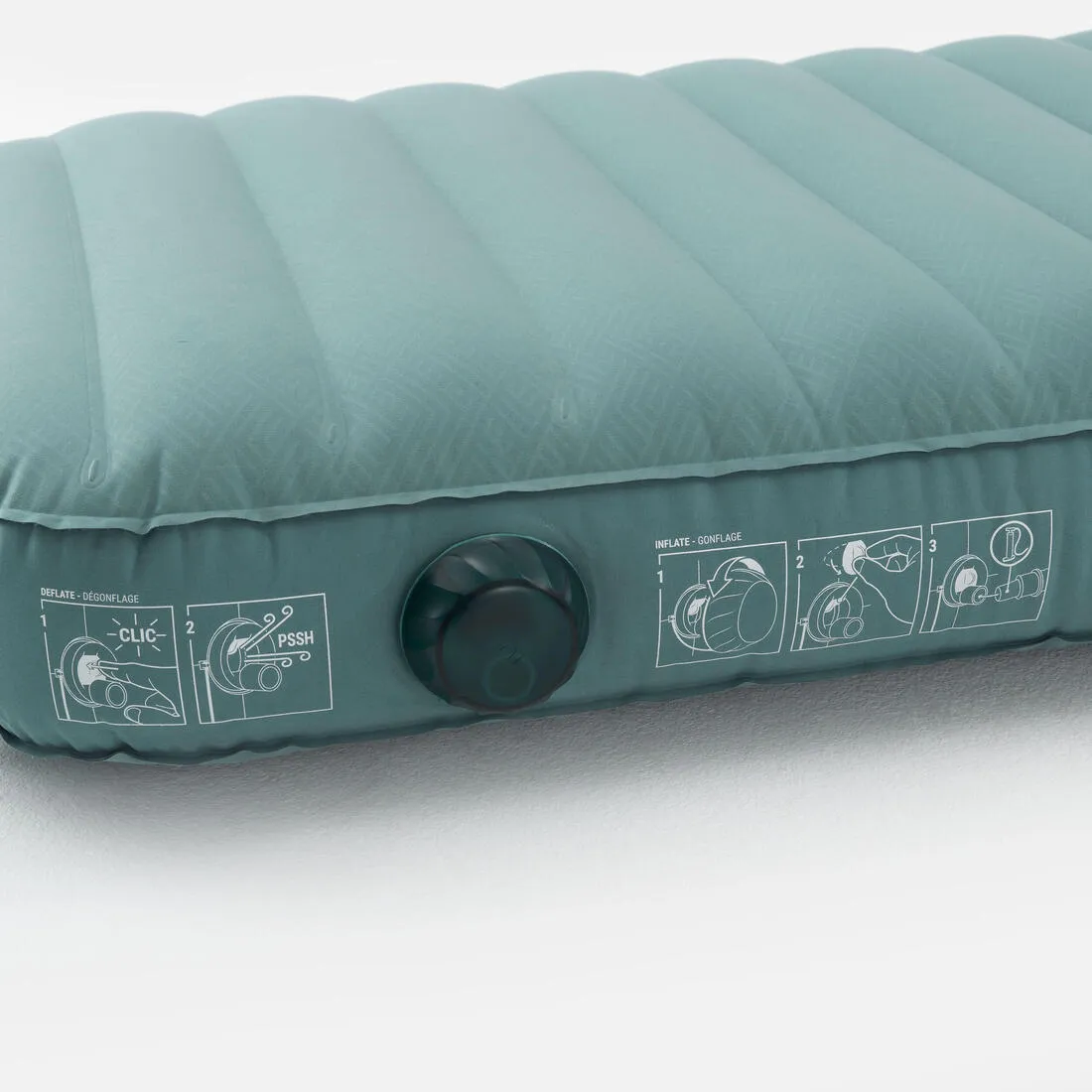 Matelas gonflable de camping - air seconds comfort 70 cm - 1 personne