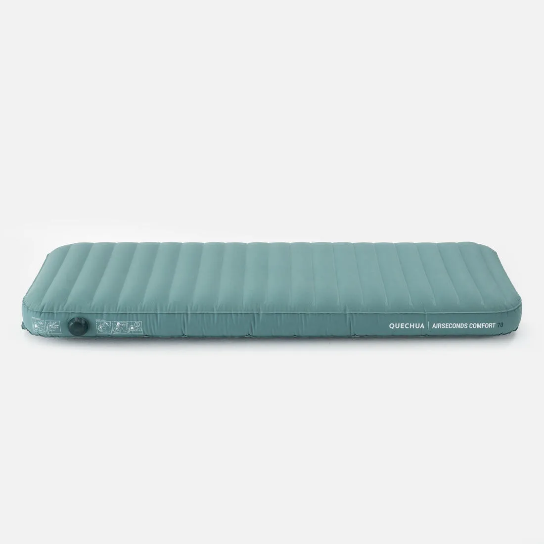 Matelas gonflable de camping - air seconds comfort 70 cm - 1 personne