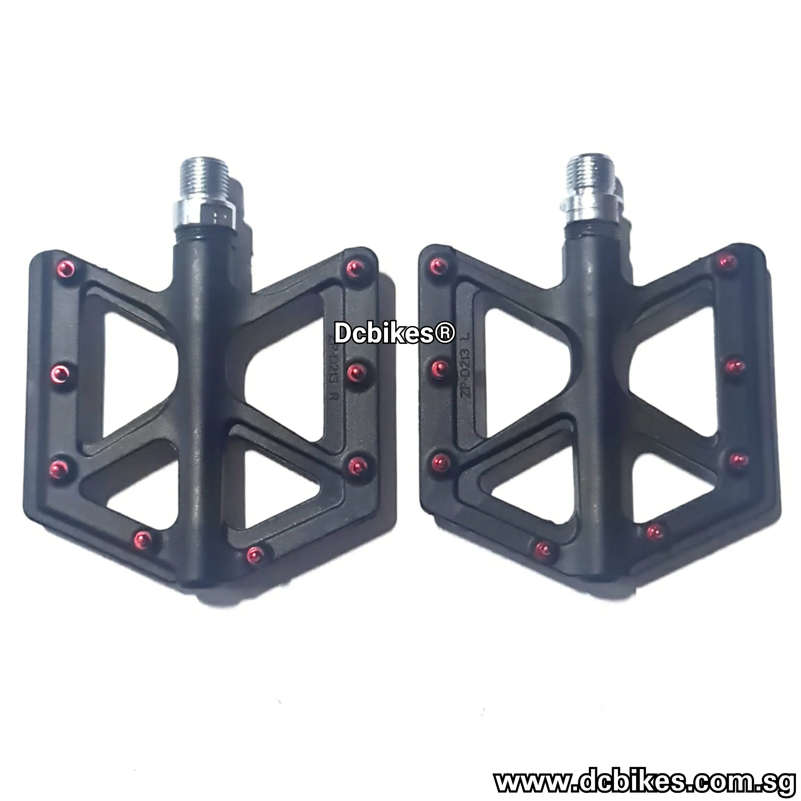 Matt Black Carbon Fiber Composite Ultralight MTB Flat Pedals 235g