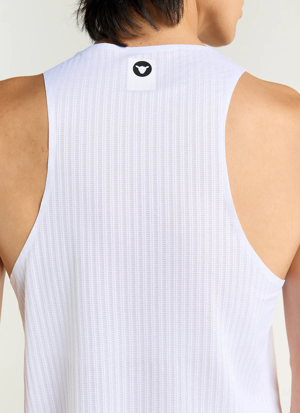 Men's Fly Singlet - Run Club White
