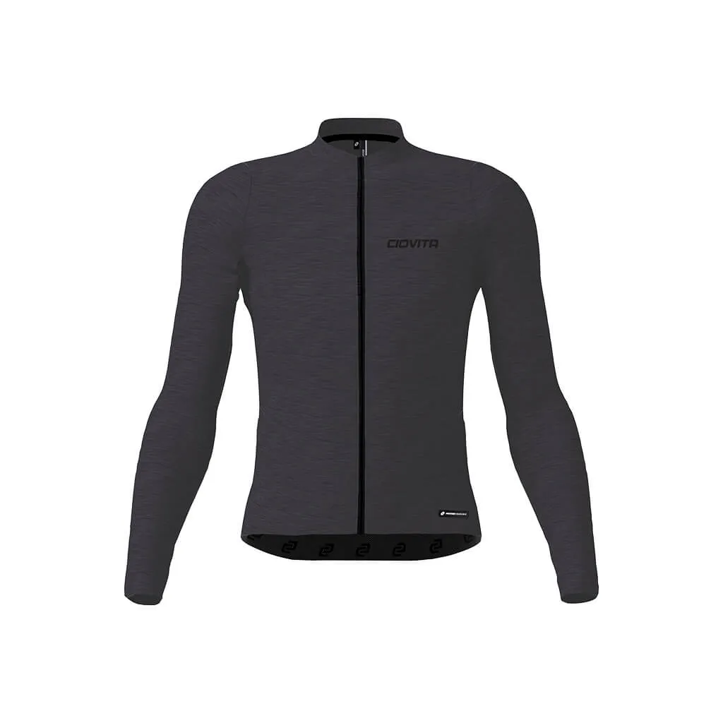 Men's Librio Long Sleeve Race Fit Jersey (Charcoal)