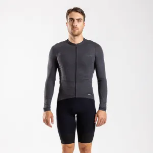 Men's Librio Long Sleeve Race Fit Jersey (Charcoal)