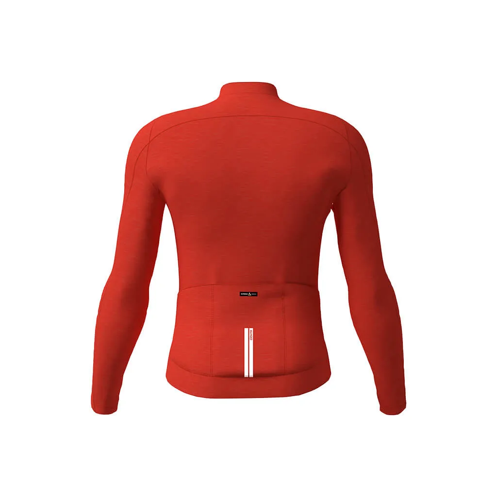 Men's Librio Long Sleeve Race Fit Jersey (Tangerine)