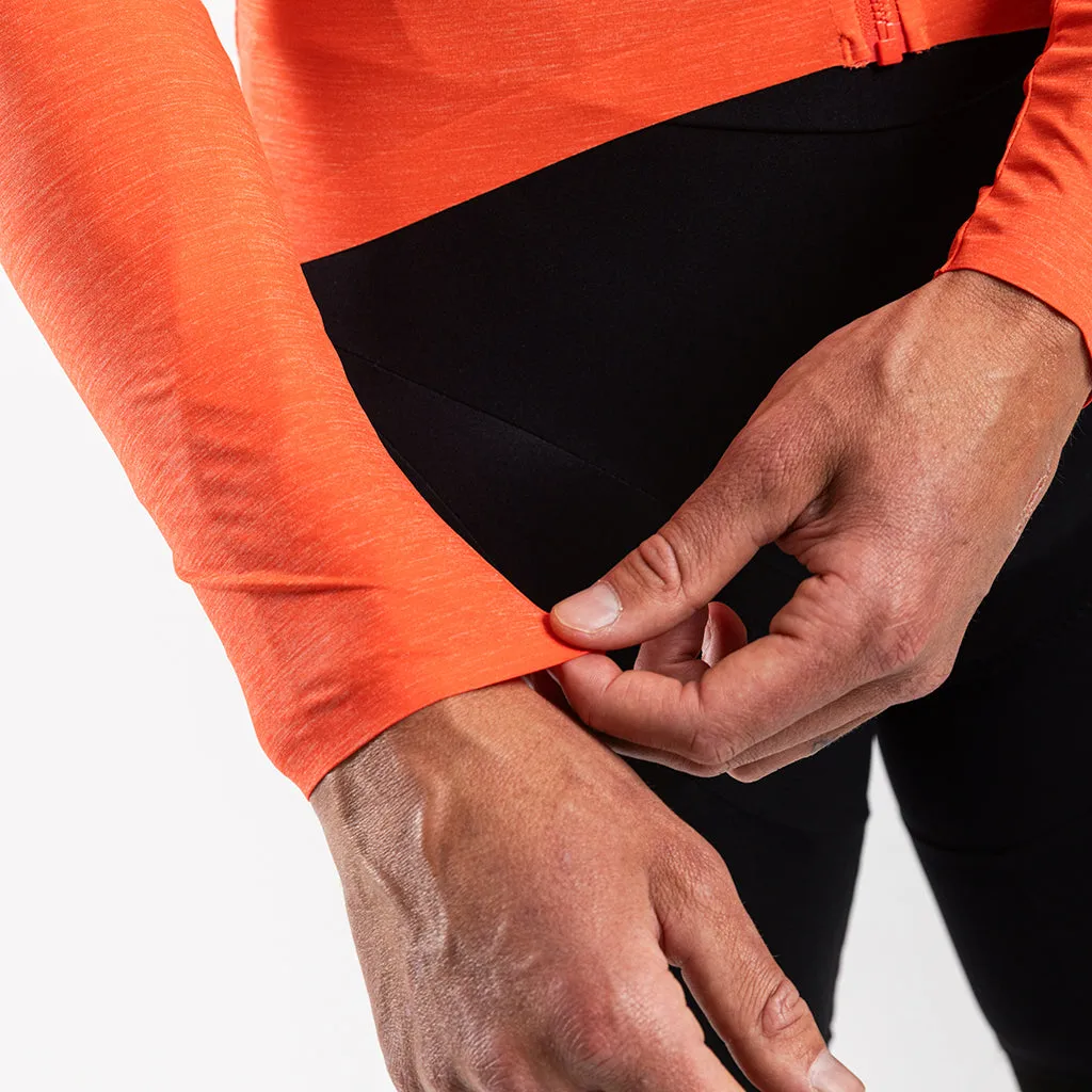 Men's Librio Long Sleeve Race Fit Jersey (Tangerine)