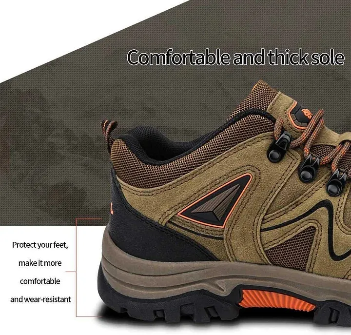 Men's Outdoor Lightweight Breathable Orthopedic Hiking Shoes Comfortable Trekking Work Shoes For All Season