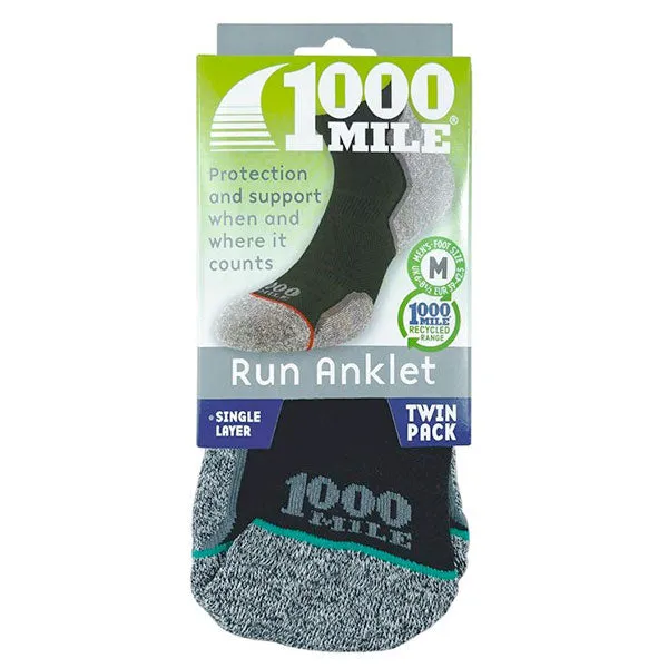 Men's Repreve Run Anklet Twin Pack - 2262