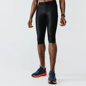 Men's Running Breathable ¾-Tights Dry - black