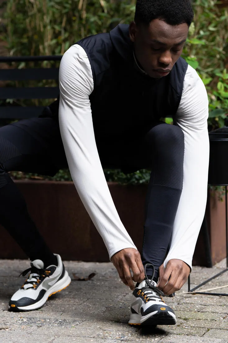 Men's Running Sleeveless Jacket Run Wind - black