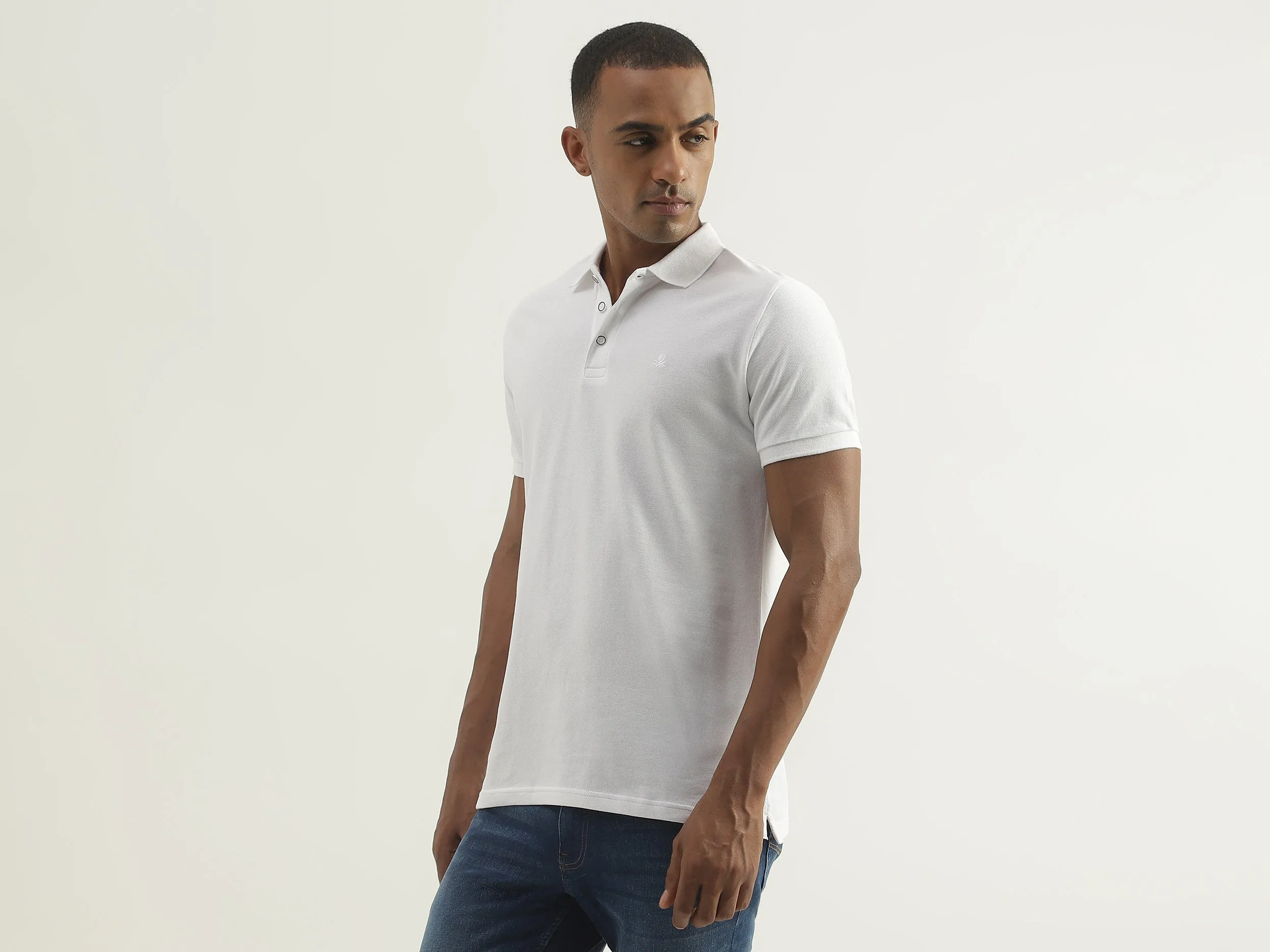 Mens Short Sleeve Solid Polo T-Shirt