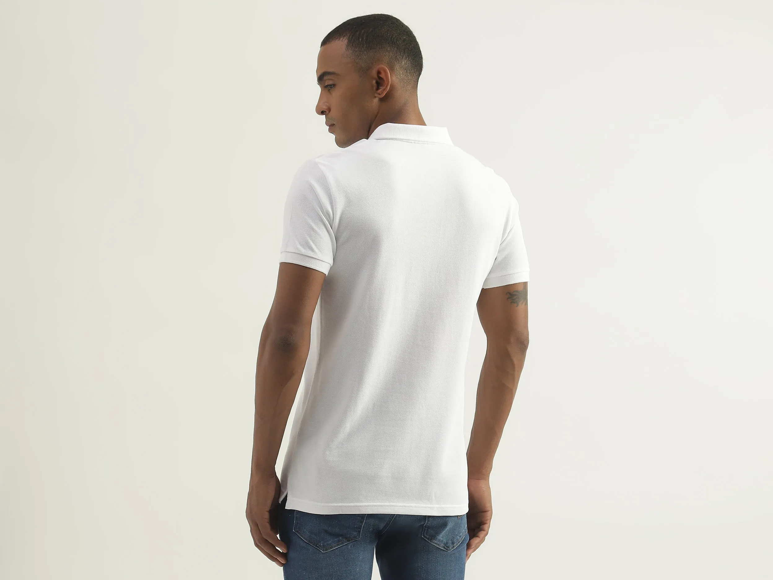 Mens Short Sleeve Solid Polo T-Shirt