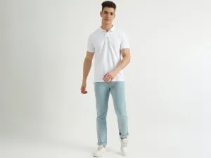 Mens Short Sleeve Solid Polo T-Shirt