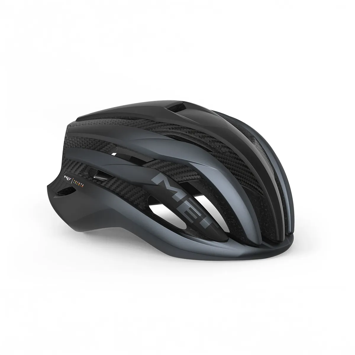 MET Trenta 3K Carbon Road Helmet - Black Matte