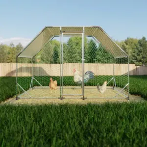 Metal Large Chicken Coop Walk-in Poultry Cage