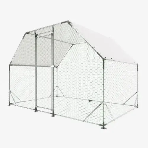 Metal Large Chicken Coop Walk-in Poultry Cage