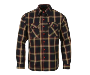 Milwaukee Plaid Red/Tan/Black Flannel CLOSEOUT