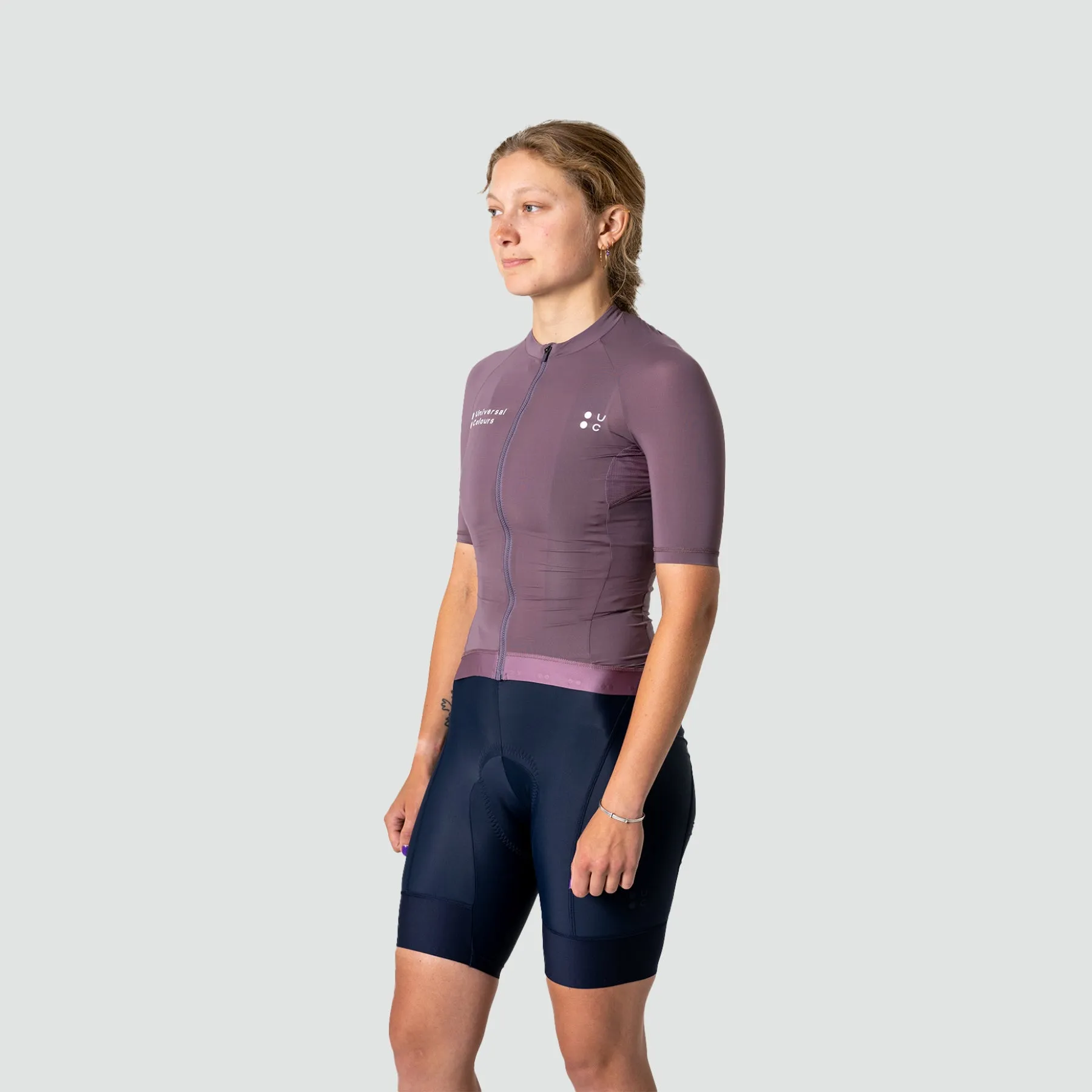 Mono Womens Short Sleeve Jersey - Thistle Purple