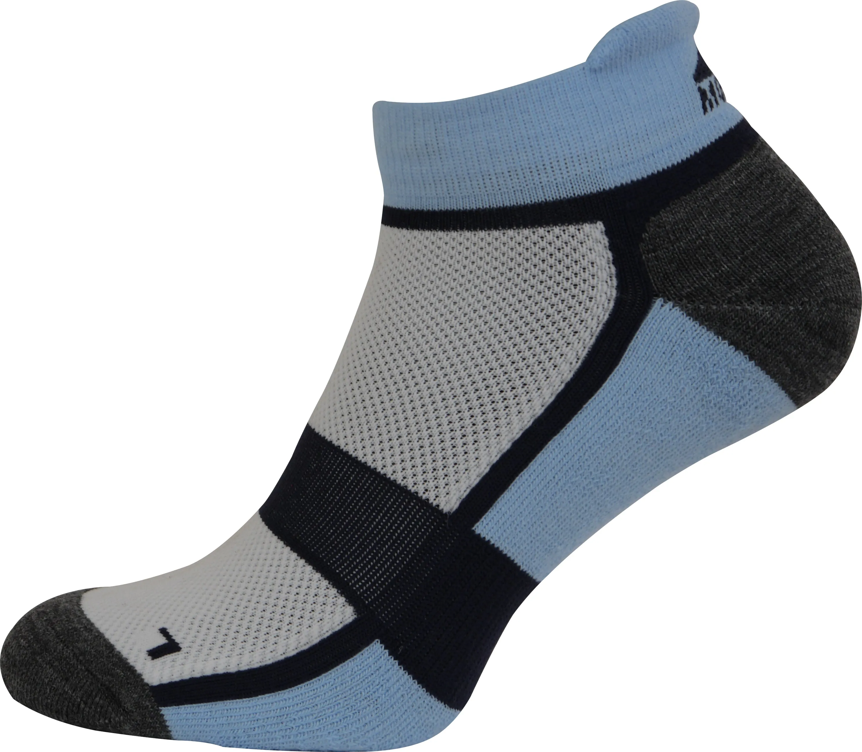 More Mile Bamboo Comfort (5 Pack) Womens Running Socks - Multi