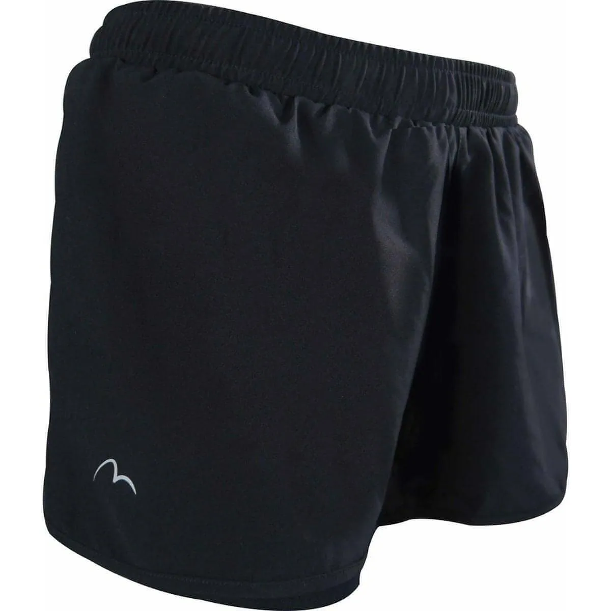 More Mile Core 2 In 1 Womens Running Shorts - Black