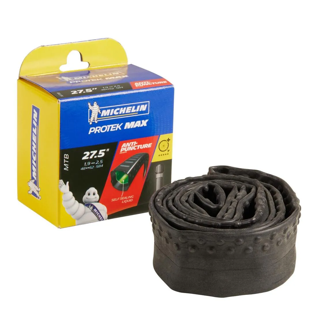 Mountain Bike Inner Tube Protek Max 27.5 x 1.90/2.50 Schrader Valve