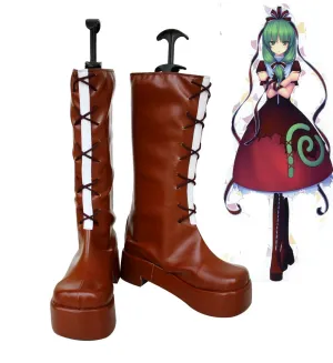Mountain of Faith Kagiyama Hina Cosplay Boots Shoes