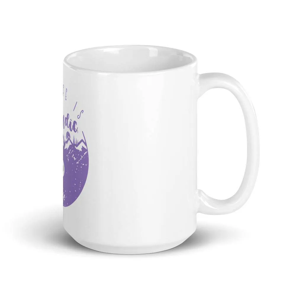 My life is nomadic mug