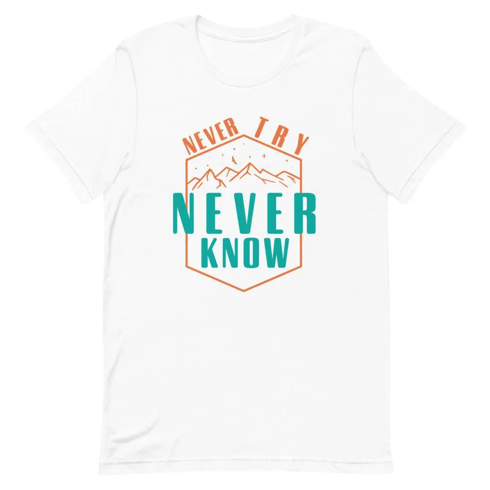 NEVER TRY NEVER KNOW