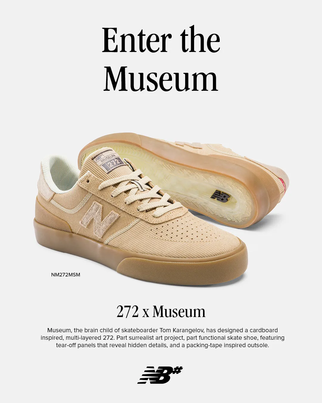 New Balance Numeric 272 X Museum - Tan/Gum