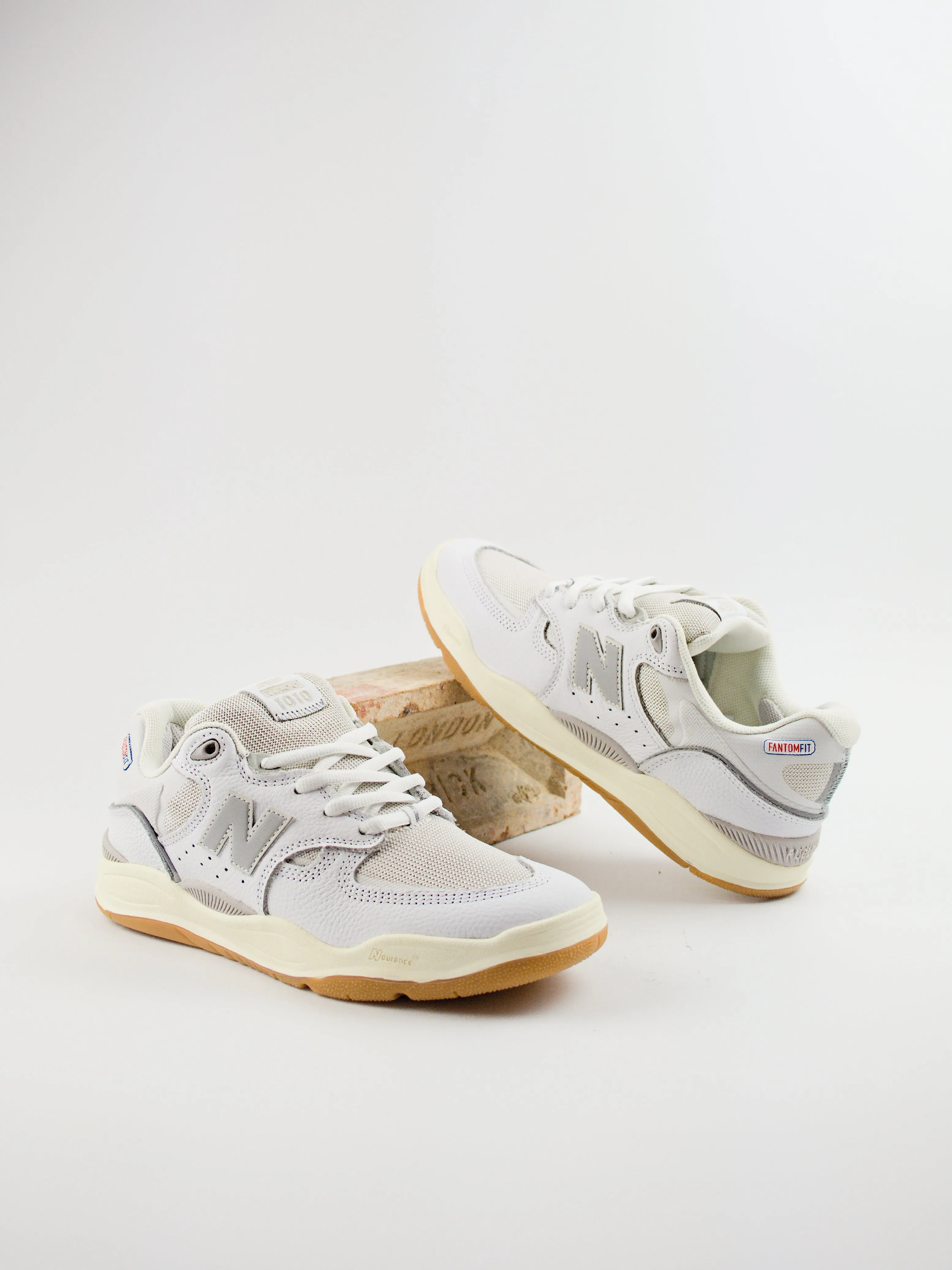 New Balance Numeric Tiago Lemos 1010's AW - Pro Skate Shoe White / Grey