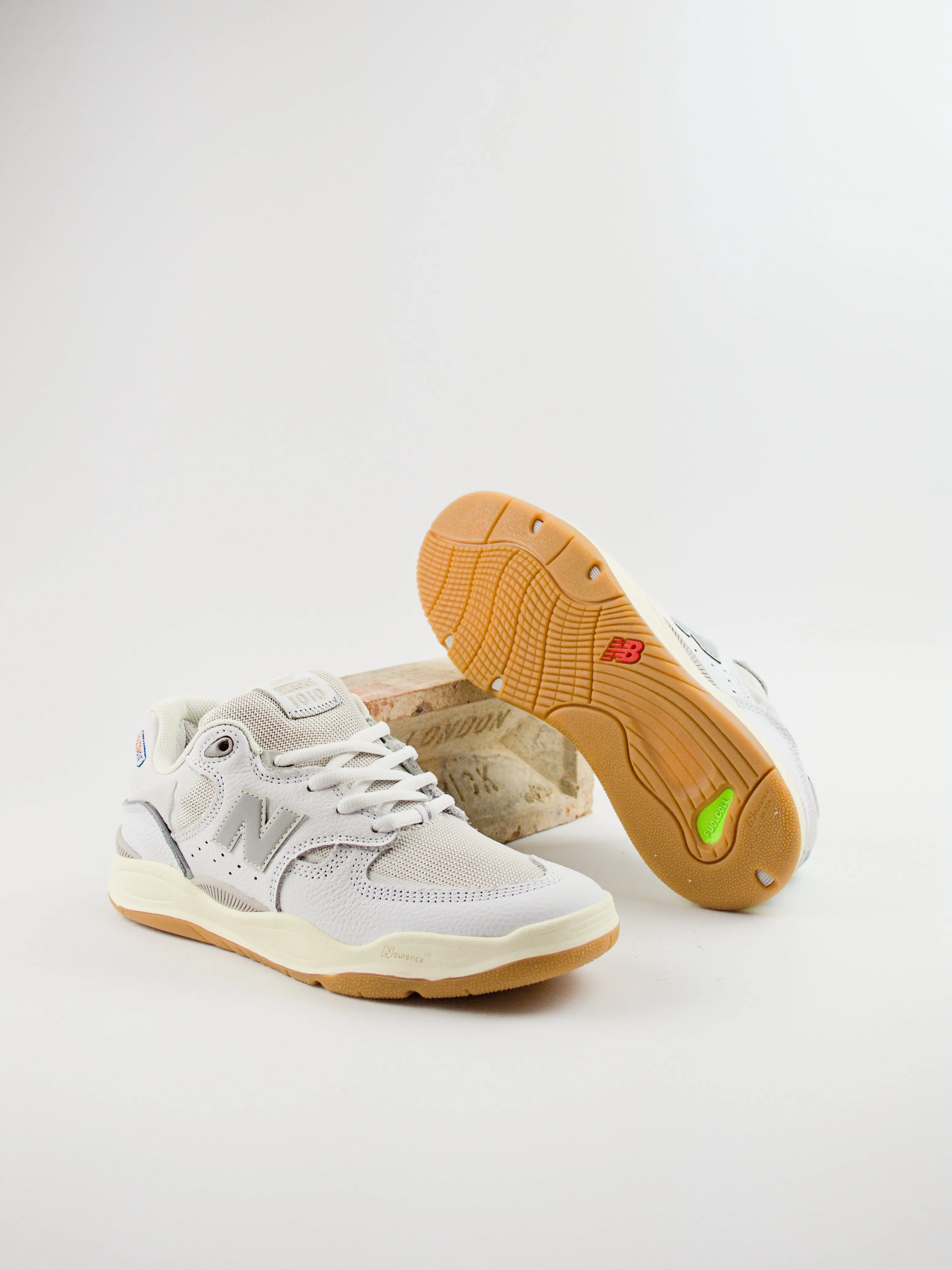 New Balance Numeric Tiago Lemos 1010's AW - Pro Skate Shoe White / Grey