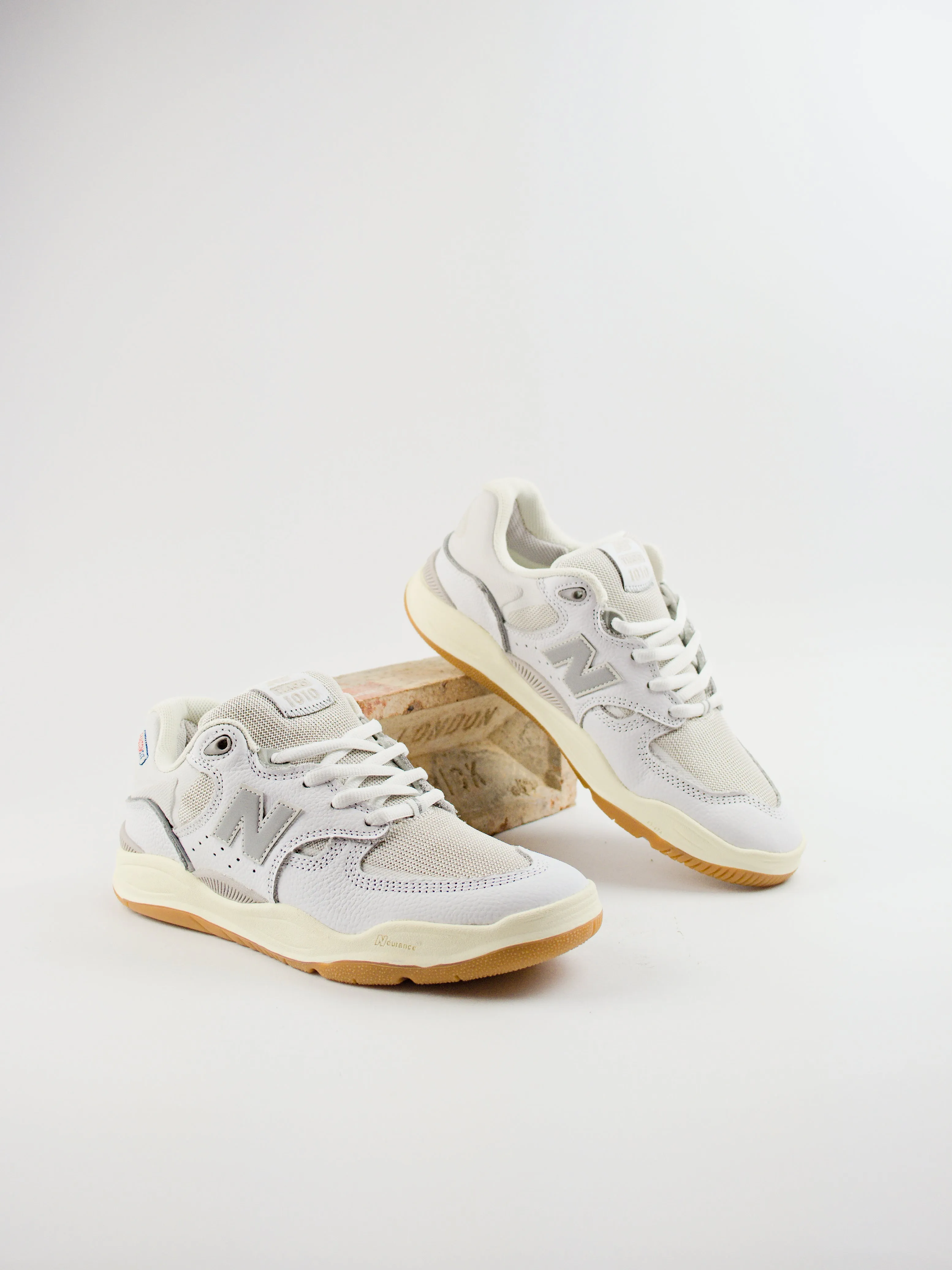 New Balance Numeric Tiago Lemos 1010's AW - Pro Skate Shoe White / Grey